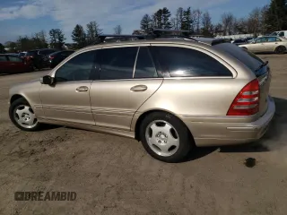 2005 Mercedes-Benz C 240 with VIN WDBRH81J65F655157, listed as a Copart auction lot 45287645 with 185,278 mi miles and Salvage title. Bid and sale history available at DreamBid. Image 2.