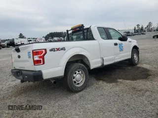 2019 Ford F-150 XL with VIN 1FTFX1E59KFA06511, listed as a Copart auction lot 80884844 with 104,543 mi miles and Salvage title. Bid and sale history available at DreamBid. Image 3.