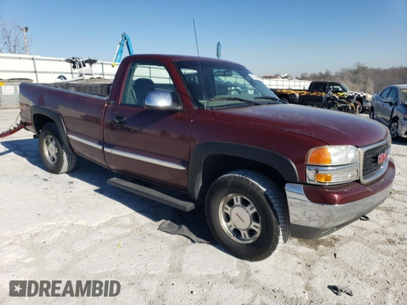 1999 GMC New Sierra 1500 SLE with VIN 1GTEK14TXXE533674, listed as a Copart auction lot 83788244 with 188,751 mi miles and Salvage Title. Bid and sale history available at carsss.com. Image 4.