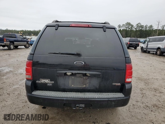 2005 Ford Explorer XLT with VIN 1FMZU63K75UA41491, listed as a Copart auction lot 45318035 with 223,531 mi miles and Salvage title. Bid and sale history available at DreamBid. Image 6.