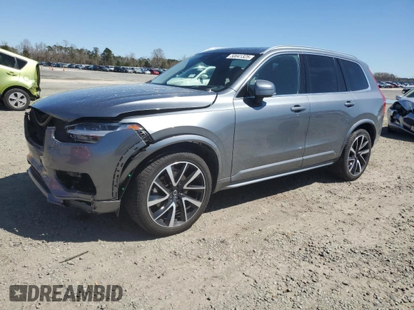 2020 Volvo XC90 Momentum with VIN YV4A22PK4L1607564, listed as a Copart auction lot 50041325 with 40,248 mi miles and Salvage Title. Bid and sale history available at carsss.com. Image 1.