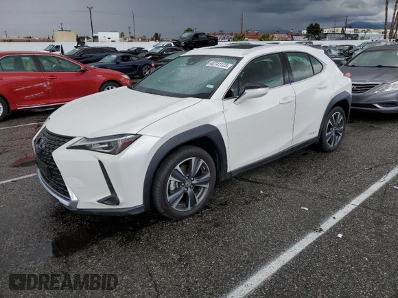 2019 Lexus UX with VIN JTHU9JBH8K2019868, listed as a Copart auction lot 40741123 with 35,266 mi miles. Bid and sale history available at carsss.com. Image 1.