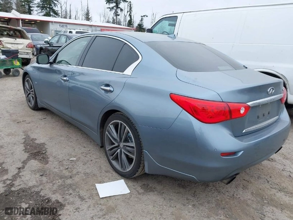 2017 Infiniti Q50 3.0t Premium with VIN JN1EV7AP1HM743432, listed as a IAAI auction lot 41777874 with 94,354 mi miles. Bid and sale history available at carsss.com. Image 3.