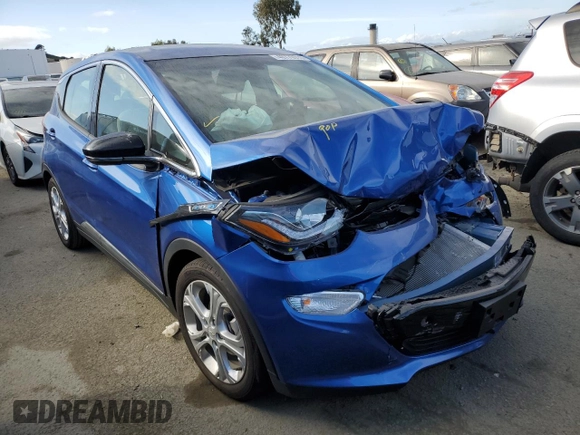 2021 Chevrolet Bolt EV LT with VIN 1G1FY6S07M4107153, listed as a Copart auction lot 40770513 with 8,122 mi miles. Bid and sale history available at carsss.com. Image 4.