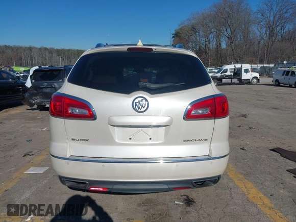 2013 Buick Enclave Premium with VIN 5GAKRDKD1DJ171444, listed as a IAAI auction lot 41178238 with 169,000 mi miles and . Bid and sale history available at DreamBid. Image 16.