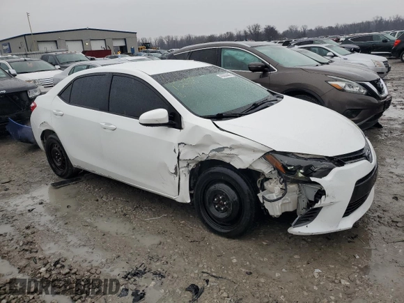 2016 Toyota Corolla L with VIN 5YFBURHE7GP394713, listed as a Copart auction lot 43056445 with 197,477 mi miles and Non repairable. Bid and sale history available at DreamBid. Image 4.