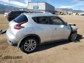 2016 Nissan Juke S with VIN JN8AF5MV9GT656961, listed as a Copart auction lot 46450555 with Not Provided miles and Salvage Title. Bid and sale history available at carsss.com. Image 3.