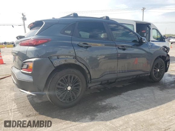2020 Hyundai Kona SEL Plus with VIN KM8K62AA5LU525462, listed as a Copart auction lot 53522145 with 49,233 mi miles and Salvage Title. Bid and sale history available at carsss.com. Image 3.