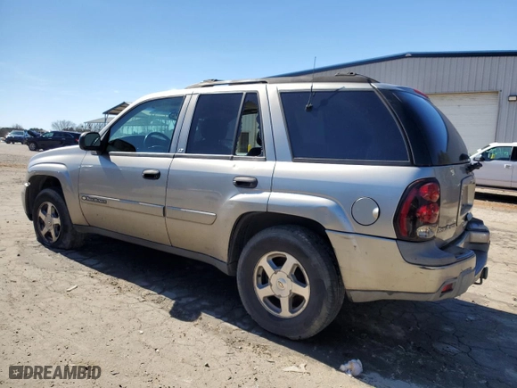 2003 Chevrolet TrailBlazer LT with VIN 1GNDS13S932141289, listed as a Copart auction lot 76946324 with NaN miles and Non Repairable. Bid and sale history available at carsss.com. Image 2.