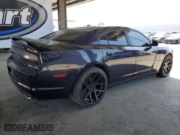 2012 Dodge Charger RT with VIN 2C3CDXCT6CH270502, listed as a Copart auction lot 55694635 with 172,368 mi miles and Salvage Title. Bid and sale history available at DreamBid. Image 3.