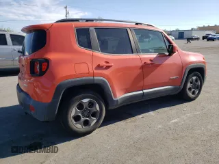 2018 Jeep Renegade Latitude with VIN ZACCJABH1JPH71260, listed as a Copart auction lot 68535514 with 33,651 mi miles and Salvage title. Bid and sale history available at DreamBid. Image 3.
