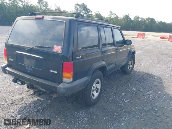 2001 Jeep Cherokee Sport with VIN 1J4FF48S01L623618, listed as a IAAI auction lot 42508808 with Not provided miles and . Bid and sale history available at DreamBid. Image 4.