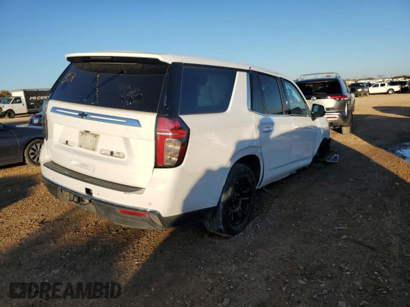 2022 Chevrolet Tahoe Commercial z VIN 1GNSCLED9NR248304, wystawiony jako Copart lot #84294364 z przebiegiem Nie podano mil oraz Czysty tytuł • Clean title. Historia ofert i sprzedaży dostępna na DreamBid. Obrazek 3.