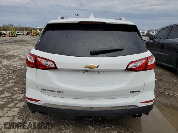 2018 Chevrolet Equinox Premier with VIN 2GNAXNEX9J6243597, listed as a Copart auction lot 51703585 with 46,727 mi miles and Clean Title. Bid and sale history available at carsss.com. Image 6.