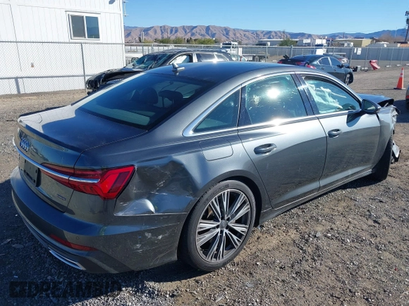 2019 Audi A6 Premium with VIN WAUK2AF22KN106714, listed as a IAAI auction lot 41341531 with 35,640 mi miles. Bid and sale history available at carsss.com. Image 4.