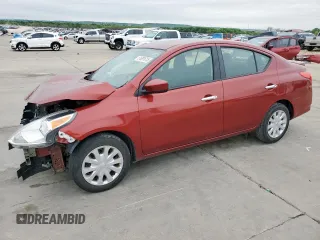 2019 Nissan Versa SV z VIN 3N1CN7AP3KL873043, wystawiony jako Copart lot #51681615 z przebiegiem 94 643 mil mil oraz Szkoda całkowita • Salvage title. Historia ofert i sprzedaży dostępna na DreamBid. Obrazek 1.