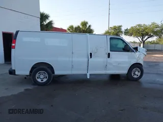 2018 Chevrolet Express Cargo Van with VIN 1GCZGHFG5J1338222, listed as a IAAI auction lot 42055230 with 160,882 mi miles. Bid and sale history available at carsss.com. Image 13.