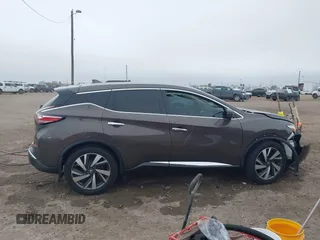 2018 Nissan Murano Platinum with VIN 5N1AZ2MG3JN187408, listed as a IAAI auction lot 41536060 with 76,476 mi miles. Bid and sale history available at carsss.com. Image 13.