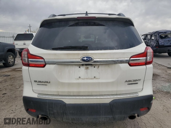 2021 Subaru Ascent Limited with VIN 4S4WMALD2M3406221, listed as a Copart auction lot 50922705 with 54,730 mi miles and Salvage title. Bid and sale history available at DreamBid. Image 6.