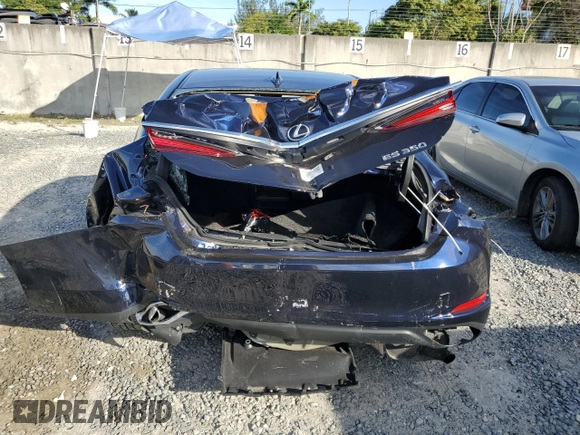 2021 Lexus ES with VIN 58ACZ1B10MU103159, listed as a Copart auction lot 78690863 with 26,956 mi miles and Salvage Title. Bid and sale history available at carsss.com. Image 6.