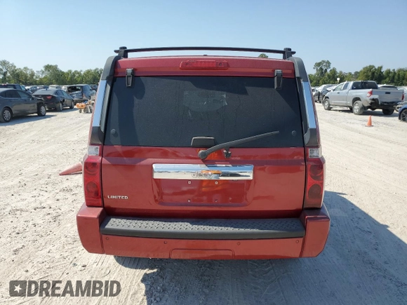 2006 Jeep Commander Limited with VIN 1J8HH58N56C314168, listed as a Copart auction lot 76108934 with 185,415 mi miles and Clean title. Bid and sale history available at DreamBid. Image 6.