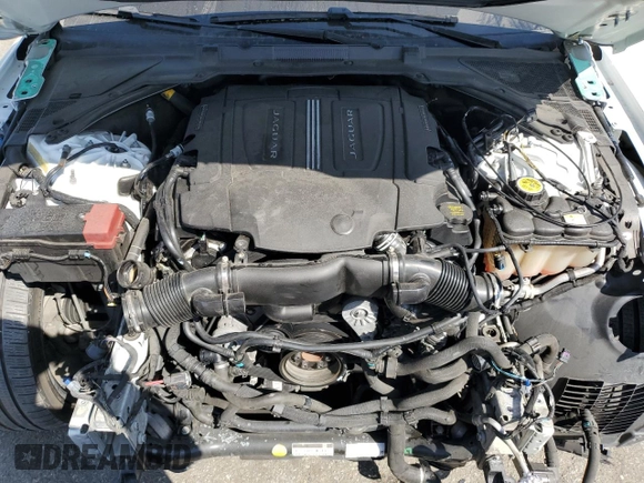 2018 Jaguar XF with VIN SAJBM2FV5JCY68282, listed as a Copart auction lot 71330564 with 53,741 mi miles and Salvage Title. Bid and sale history available at DreamBid. Image 11.