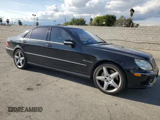 2004 Mercedes-Benz S 55 AMG with VIN WDBNG74J54A407159, listed as a Copart auction lot 51327975 with 129,074 mi miles and Salvage Title. Bid and sale history available at DreamBid. Image 4.