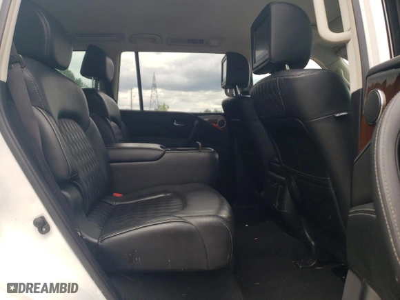 2018 Infiniti QX80 with VIN JN8AZ2NE7J9194411, listed as a Copart auction lot 58327864 with 0 mi miles and Salvage Title. Bid and sale history available at carsss.com. Image 11.