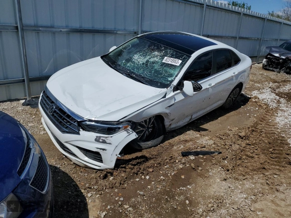 2019 Volkswagen Jetta SEL with VIN 3VWE57BU5KM230078, listed as a Copart auction lot 80635694 with 62,449 mi miles and Salvage title. Bid and sale history available at DreamBid. Image 1.