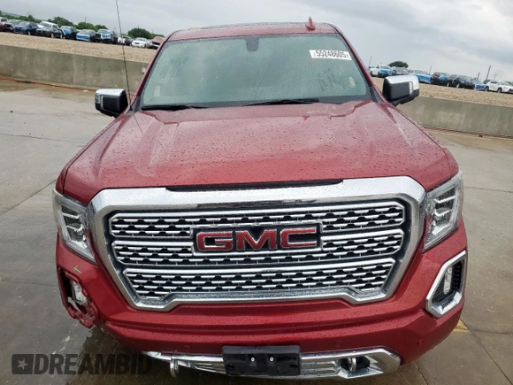 2019 GMC Sierra 1500 with VIN 1GTP8FED2KZ110181, listed as a Copart auction lot 55248605 with 90,985 mi miles and Salvage Title. Bid and sale history available at DreamBid. Image 5.