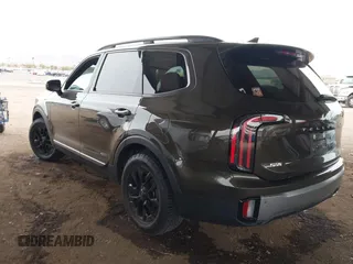 2023 Kia Telluride SX Prestige X-Line with VIN 5XYP5DGC5PG407971, listed as a IAAI auction lot 41578334 with 50,481 mi miles and . Bid and sale history available at DreamBid. Image 3.