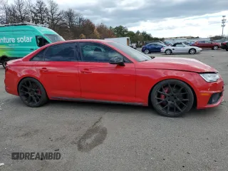 2019 Audi S4 Premium Plus with VIN WAUB4AF45KA116835, listed as a Copart auction lot 49913664 with 51,995 mi miles. Bid and sale history available at carsss.com. Image 4.