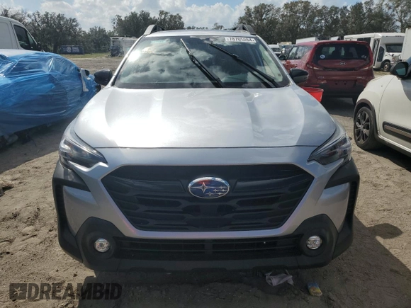 2025 Subaru Outback Onyx Edition with VIN 4S4BTALC2S3104322, listed as a Copart auction lot 78705264 with 0 mi miles and Non Repairable. Bid and sale history available at carsss.com. Image 5.