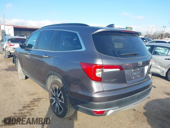 2021 Honda Pilot Elite with VIN 5FNYF6H01MB006339, listed as a IAAI auction lot 41482768 with 43,725 mi miles. Bid and sale history available at carsss.com. Image 3.
