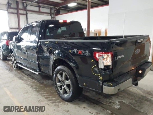 2016 Ford F-150 XLT with VIN 1FTEX1EP7GFD40329, listed as a IAAI auction lot 41727526 with 108,569 mi miles. Bid and sale history available at carsss.com. Image 3.