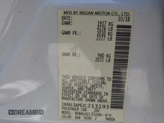 2018 Nissan Altima SV with VIN 1N4AL3AP6JC213193, listed as a IAAI auction lot 41880679 with 109,594 mi miles and . Bid and sale history available at carsss.com. Image 9.