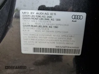 2015 Audi Q5 Premium Plus z VIN WA1LFAFP3FA099948, wystawiony jako Copart lot #56853245 z przebiegiem 95 344 mil mil oraz Szkoda całkowita • Salvage title. Historia ofert i sprzedaży dostępna na DreamBid. Obrazek 13.