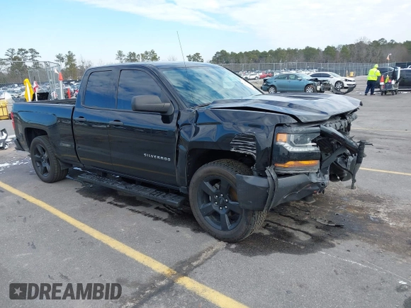 2018 Chevrolet Silverado 1500 Work Truck with VIN 1GCRCNEC2JZ130972, listed as a IAAI auction lot 41384652 with 145,826 mi miles. Bid and sale history available at carsss.com. Image 1.