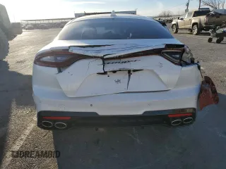 2020 Kia Stinger GT-Line with VIN KNAE15LA3L6080929, listed as a Copart auction lot 45218465 with 61,072 mi miles and Salvage Title. Bid and sale history available at DreamBid. Image 6.