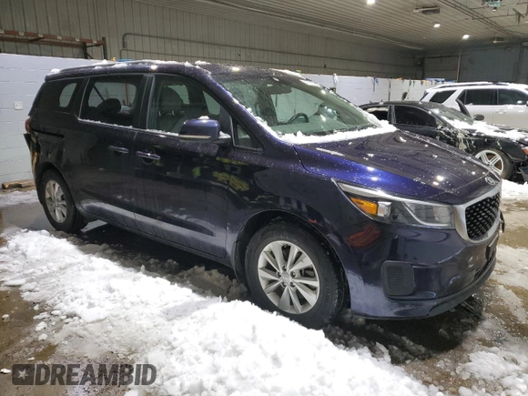 2018 Kia Sedona LX with VIN KNDMB5C12J6364139, listed as a Copart auction lot 44716045 with 72,352 mi miles and Salvage Title. Bid and sale history available at carsss.com. Image 4.