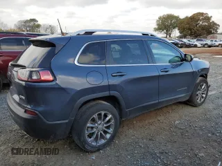 2021 Jeep Cherokee Latitude Lux with VIN 1C4PJLMN4MD154874, listed as a Copart auction lot 82376734 with 54,992 mi miles and Salvage Title. Bid and sale history available at carsss.com. Image 3.