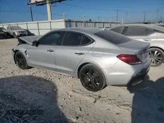 2019 Genesis G70 Advanced with VIN KMTG44LA1KU044908, listed as a Copart auction lot 76779574 with 51,678 mi miles and Salvage title. Bid and sale history available at DreamBid. Image 2.
