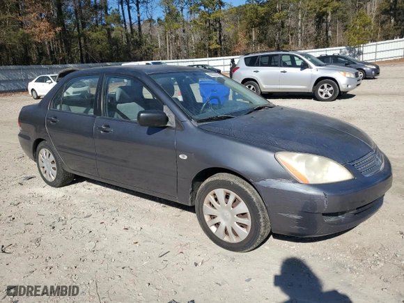 2006 Mitsubishi Lancer ES with VIN JA3AJ26E06U056942, listed as a Copart auction lot 88229295 with 155,694 mi miles and Salvage Title. Bid and sale history available at carsss.com. Image 4.