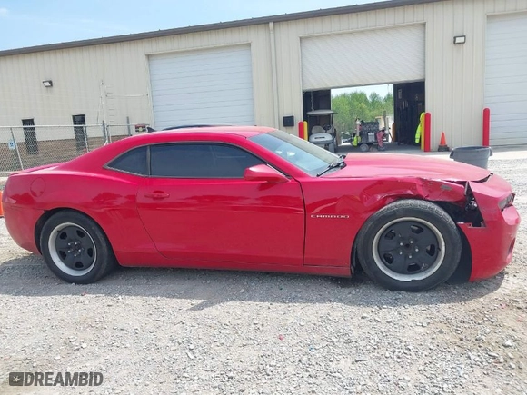 2013 Chevrolet Camaro LS with VIN 2G1FA1E32D9199332, listed as a IAAI auction lot 42071419 with 215,102 mi miles. Bid and sale history available at carsss.com. Image 13.