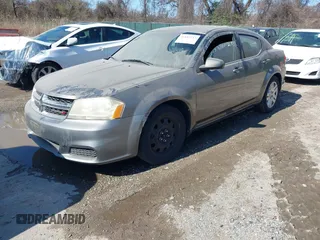 2013 Dodge Avenger with VIN 1C3CDZAB8DN531045, listed as a IAAI auction lot 41885513 with 246,559 mi miles and . Bid and sale history available at DreamBid. Image 2.