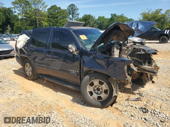 2007 Chevrolet Tahoe LTZ with VIN 1GNFC13J77R143133, listed as a Copart auction lot 57874095 with Not provided miles and Salvage title. Bid and sale history available at DreamBid. Image 4.