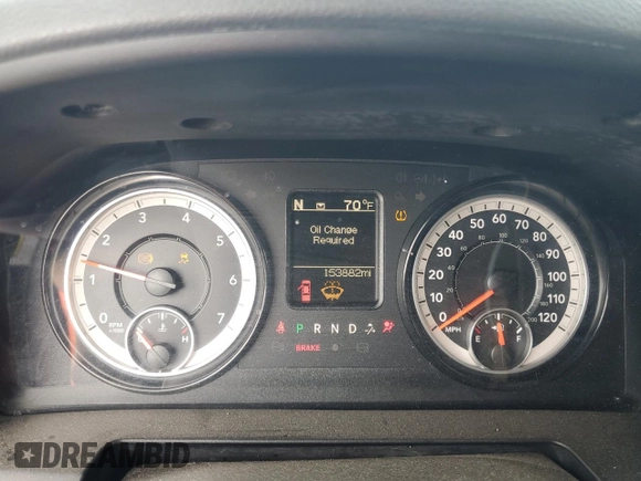 2017 Ram 2500 Tradesman with VIN 3C6UR5HJ7HG740256, listed as a Copart auction lot 59470195 with 153,882 mi miles and Salvage title. Bid and sale history available at DreamBid. Image 9.
