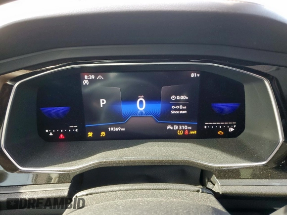 2023 Volkswagen Jetta SE with VIN 3VW7M7BUXPM012544, listed as a Copart auction lot 62155835 with 19,369 mi miles and Salvage title. Bid and sale history available at DreamBid. Image 9.