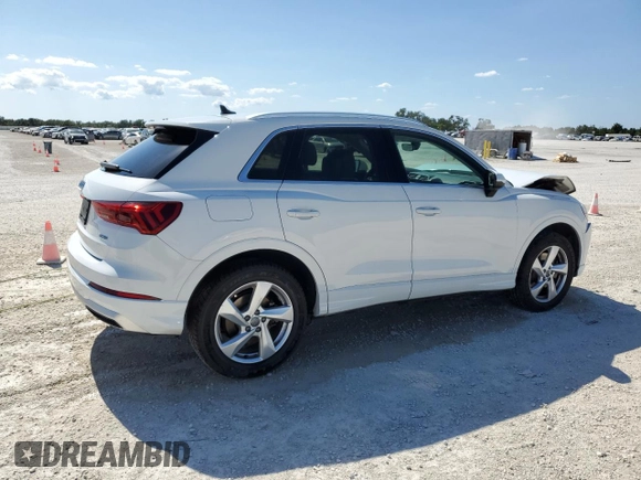 2020 Audi Q3 Premium with VIN WA1AECF38L1052445, listed as a Copart auction lot 51670093 with 61,245 mi miles. Bid and sale history available at carsss.com. Image 3.
