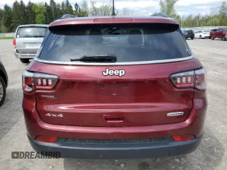 2020 Jeep Compass Latitude with VIN 3C4NJDBB6LT165048, listed as a Copart auction lot 56165965 with 83,351 mi miles and Salvage title. Bid and sale history available at DreamBid. Image 6.